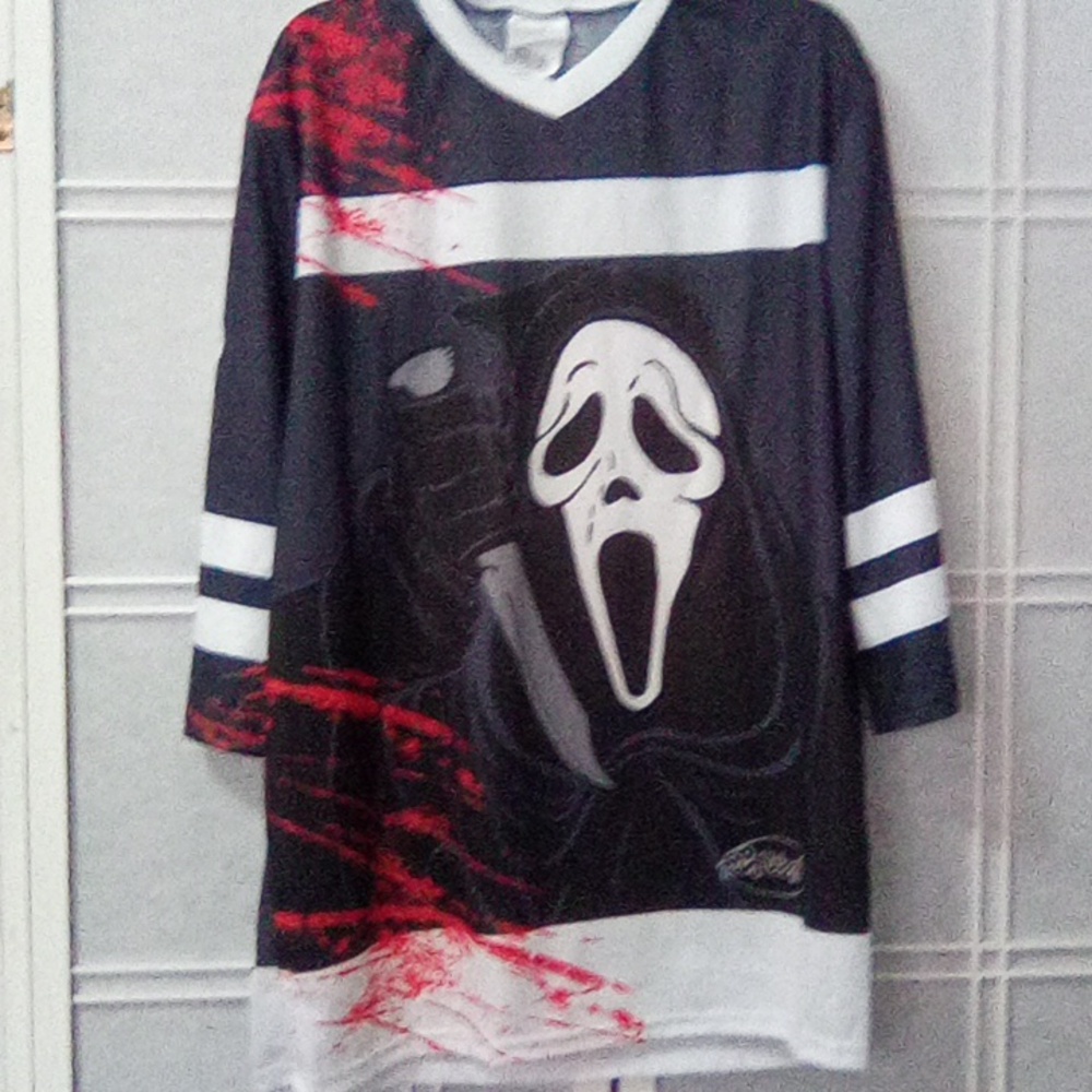 NWOT Fun World Ghost Face Jersey